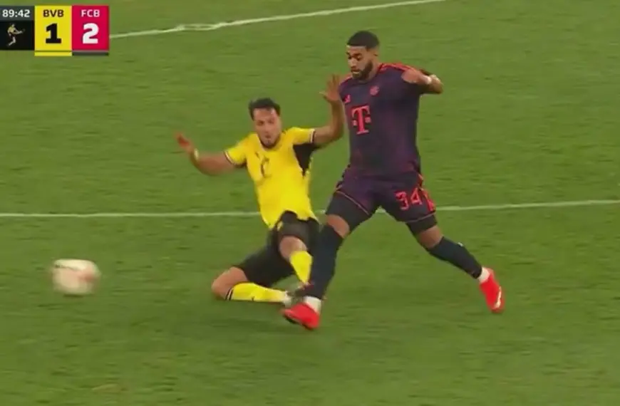 إسماعيل الصيباري يتسبب في طرد الجزائري بن سبعيني ويتوج بكأس السوبر الألماني مع بايرن ميونخ