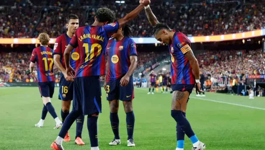 Liga : le FC Barcelone s’impose 5-2 face à Rayo Vallecano