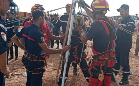 جهود متواصلة لإنقاذ الطفل الجزائري أيوب العالق في بئر ارتوازية غرب الجزائر