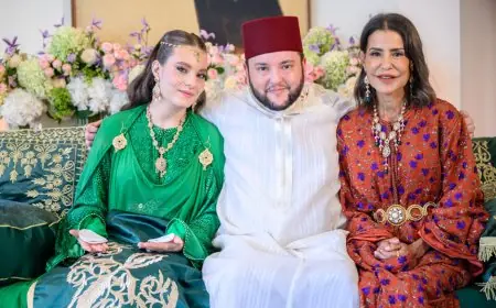 Mariage de Moulay Driss Filali, fils de SAR la Princesse Lalla Meryem, avec Ahlam Oumha