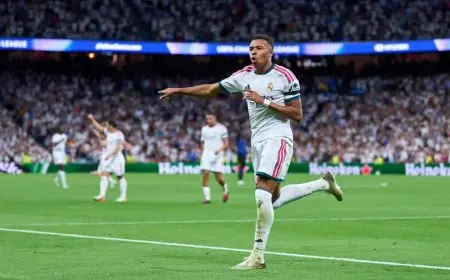 دوري أبطال أوروبا.. ريال مدريد يهزم إنتر ميلان بهدفين مقابل هدف
