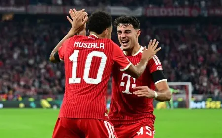 بايرن ميونيخ يكتسح بودو غليمت بخماسية نظيفة في دوري أبطال أوروبا