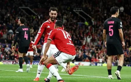 دوري أبطال أوروبا.. مانشستر يونايتد يقسو على صباح برباعية نظيفة