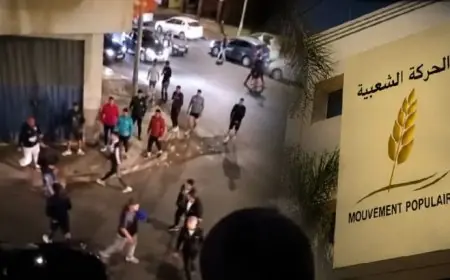بالضرب والعصي.. هجوم على مقر حزب الحركة الشعبية ببرشيد في أول أيام الحملة الانتخابية