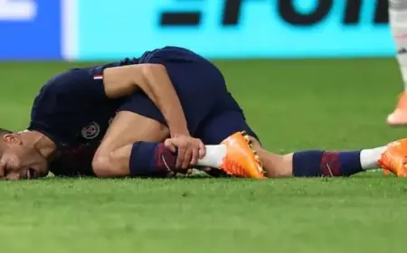 Achraf Hakimi sort blessé lors de PSG - Brest