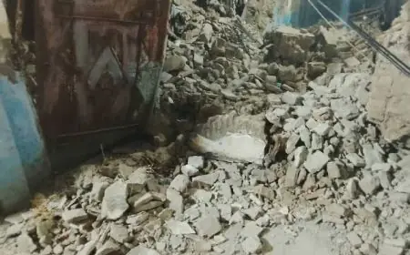 انهيار منزل من 3 طوابق بالمدينة القديمة بالقصر الكبير يثير الرعب وسط السكان