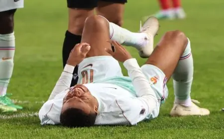 ريال مدريد يؤكد إصابة كيليان مبابي بتمدد مفرط في الركبة اليسرى