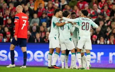 Le Portugal bat la Norvège 2-1 à l'extérieur