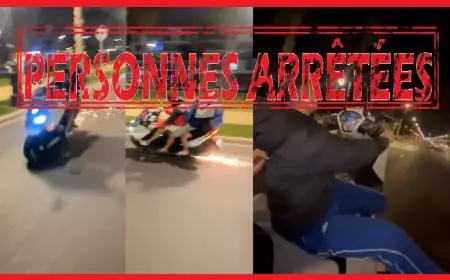 أمن أيت ملول يوقف شخصين بتهمة السياقة الاستعراضية والمساس بأمن المواطنين