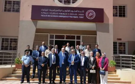 افتتاح كليتي العلوم القانونية والسياسية والاقتصاد والتدبير التابعتين لجامعة ابن زهر بتيزنيت