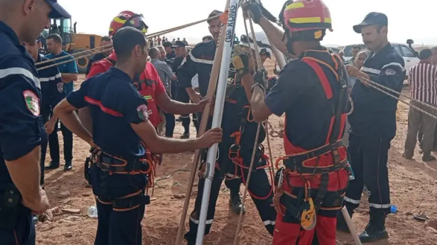 جهود متواصلة لإنقاذ الطفل الجزائري أيوب العالق في بئر ارتوازية غرب الجزائر