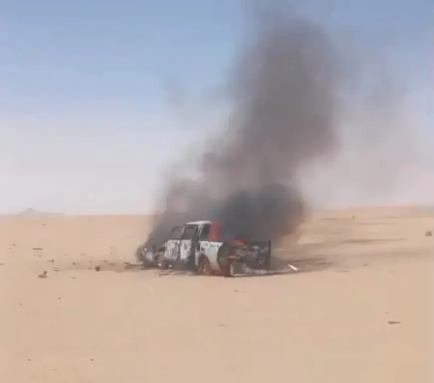 Un drone des Forces Armées Royales vise deux véhicules à la frontière mauritanienne
