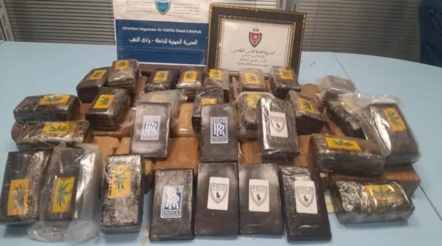 الكركرات..حجز 300 كيلوغرام من الشيرا وإيقاف شخصين