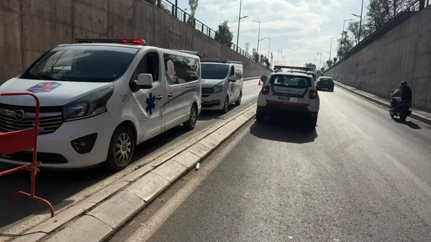 إصابة أربعة عمال بعد سقوطهم داخل ورش قنطرة تاركة بمراكش