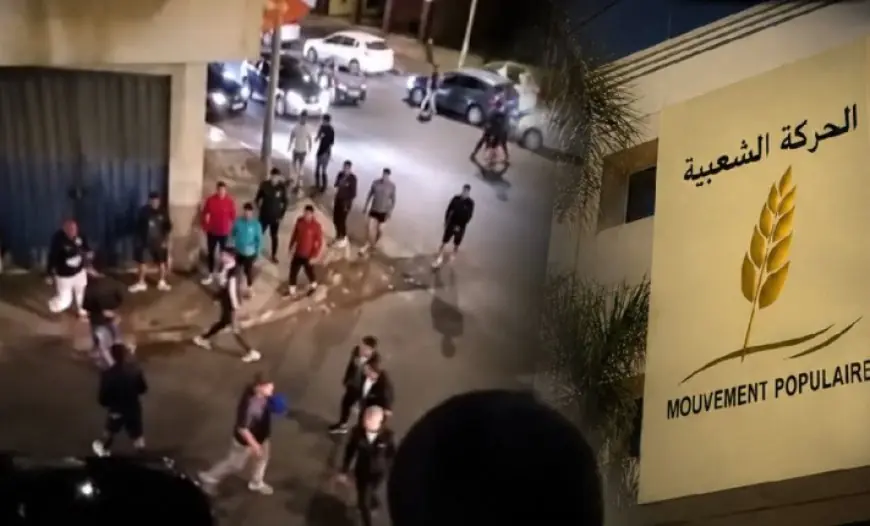 بالضرب والعصي.. هجوم على مقر حزب الحركة الشعبية ببرشيد في أول أيام الحملة الانتخابية