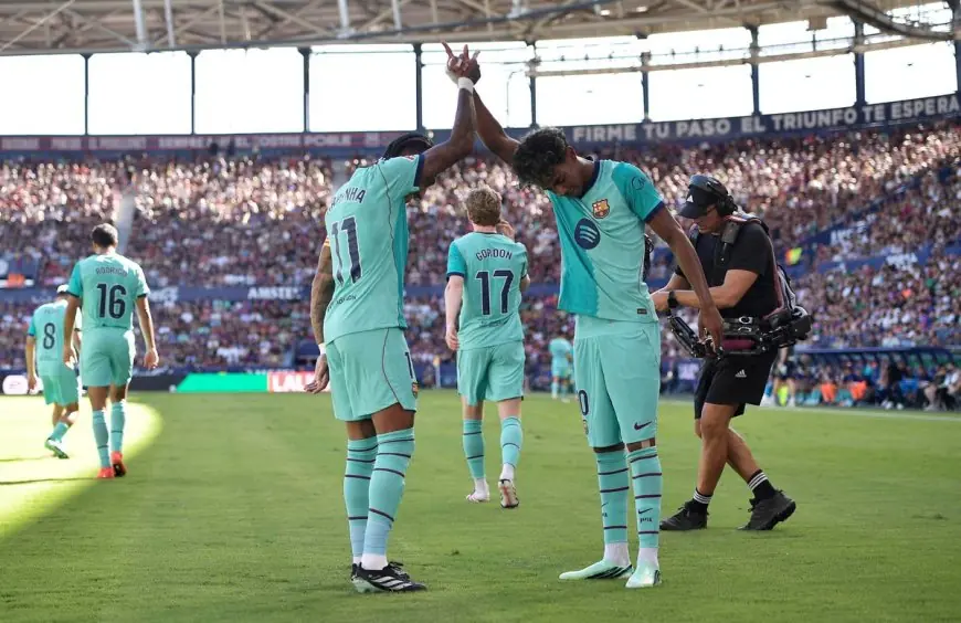 برشلونة يعزز صدارته للدوري الإسباني بعد فوزه على ليفانتي