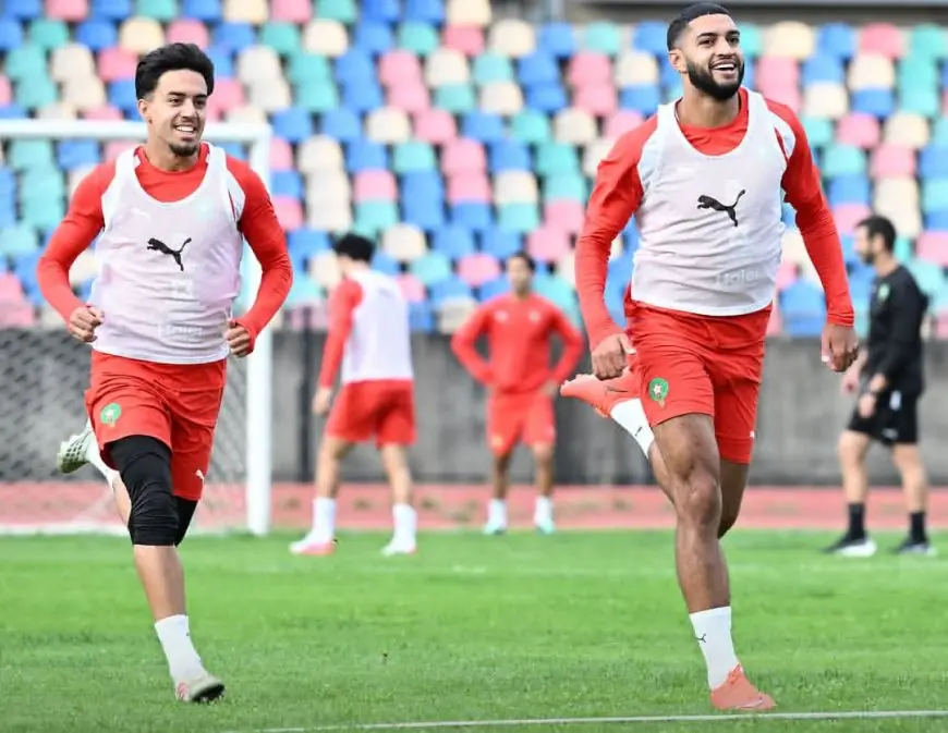 المنتخب المغربي يخوض أول حصة تدريبية في جنوب أفريقيا لمواجهة ليسوتو