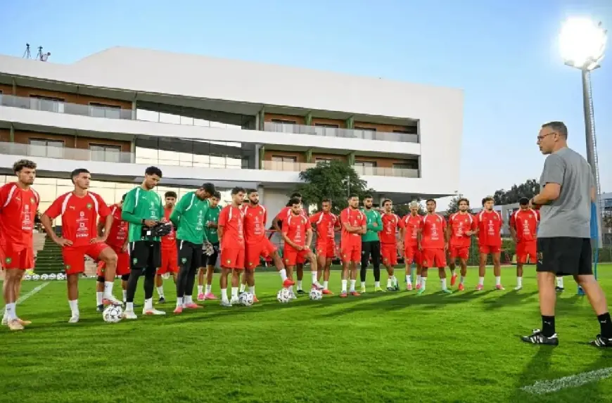 المنتخب المغربي يجري آخر حصة تدريبية قبل مواجهة ليسوتو في تصفيات "كان 2027"