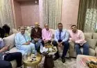 الزميلين مختار لغزيوي وإدريس شحتان يزوران الإعلامي الرياضي مصطفى طلال للاطمئنان على حالته الصحية