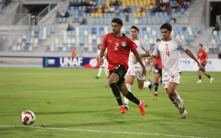 أشبال الأطلس ينهون الشوط الأول بالتقدم على مصر بهدفين ويقتربون من التأهل للكان