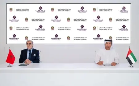 بنك المغرب والمصرف المركزي الإماراتي يوقعان مذكرتي تفاهم لتعزيز التعاون المالي
