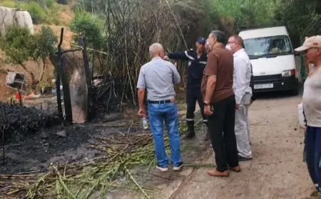 حريق مهول يودي بحياة امرأة داخل كوخ عشوائي ببني ملال