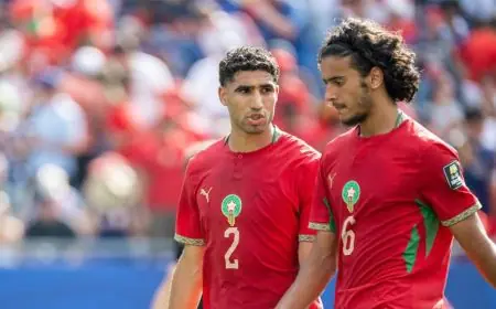 بوعدي يتجاوز حكيمي ويعتلي صدارة أغلى لاعبي المنتخب المغربي
