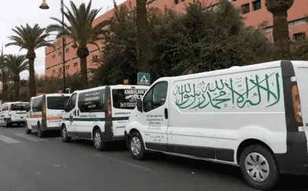 مهنيو الإسعاف ونقل الأموات يطالبون بتدخل حكومي لمواجهة ارتفاع أسعار المحروقات
