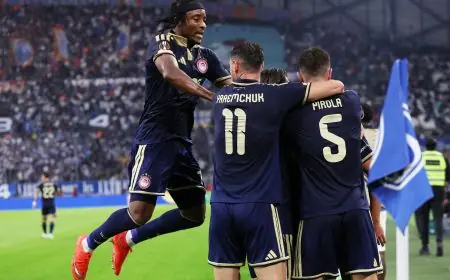 أولمبيك مارسيليا ينهزم أمام أولمبياكوس في الدوري الأوروبي