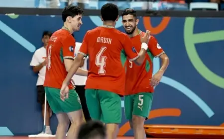 المنتخب المغربي للفوتسال يهزم ليبيا بسداسية نظيفة وينهي دور المجموعات بالعلامة الكاملة