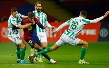 القنوات الناقلة لمباراة برشلونة وريال بيتيس في الدوري الإسباني