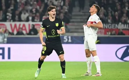 مباراة أتلتيكو مدريد وشتوتغارت تنتهي بالتعادل الإيجابي في دوري أبطال أوروبا