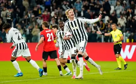 التعادل الإيجابي يحسم قمة يوفنتوس ورين في الدوري الأوروبي