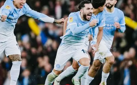 مانشستر سيتي يهزم برايتون بركلات الترجيح ويبلغ ربع نهائي كأس الرابطة