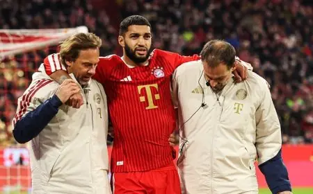 إصابة إسماعيل الصيباري في مباراة كلاسيكو ألمانيا بين بايرن ميونخ وبوروسيا دورتموند
