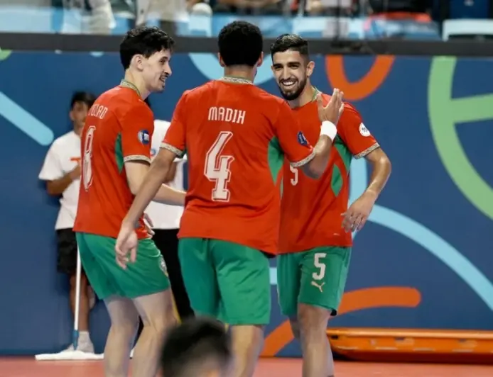 المنتخب المغربي للفوتسال يهزم ليبيا بسداسية نظيفة وينهي دور المجموعات بالعلامة الكاملة
