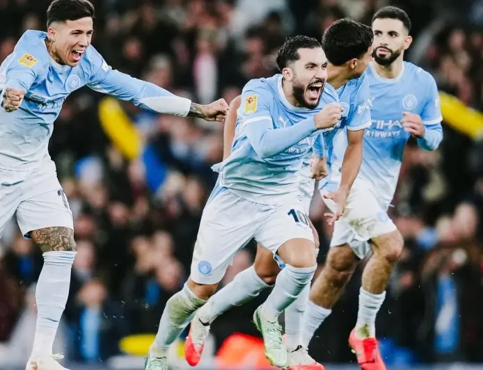 مانشستر سيتي يهزم برايتون بركلات الترجيح ويبلغ ربع نهائي كأس الرابطة