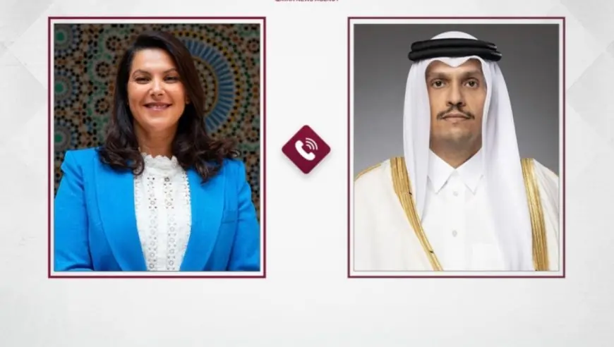 رئيس الوزراء القطري يهنئ فاطمة الزهراء المنصوري بتعيينها رئيسة للحكومة