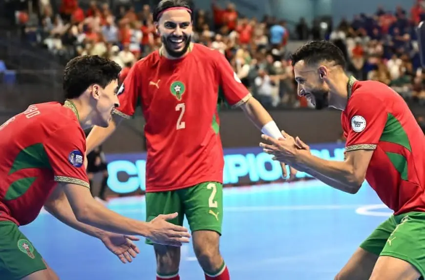 “كان الفوتسال”.. المنتخب المغربي يفتتح مشوار الدفاع عن لقبه بانتصار عريض على الجزائر