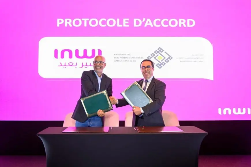 Inwi : deux nouveaux partenariats signés à Agadir pour accélérer la fibre dans les constructions