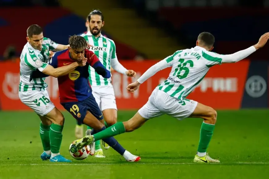 القنوات الناقلة لمباراة برشلونة وريال بيتيس في الدوري الإسباني