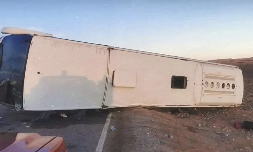 النيابة العامة تأمر بفتح بحث في حادث انقلاب حافلة بزاكورة