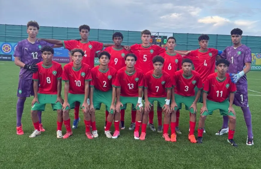 المنتخب المغربي لأقل من 15 سنة يفوز على الفلبين في كأس العالم