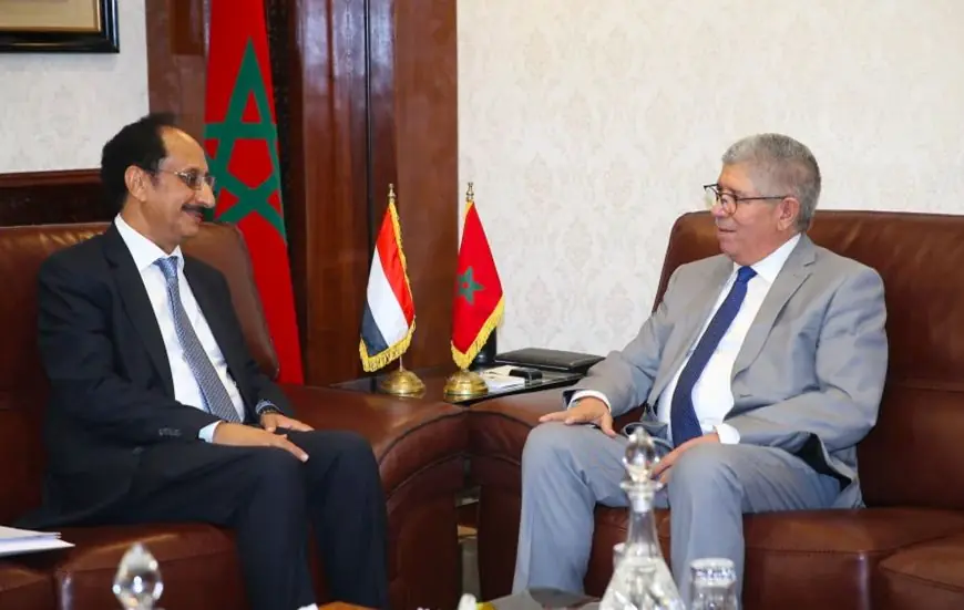 تويزي يستقبل السفير اليمني ويؤكد دعم المغرب لوحدة اليمن واستقرارها