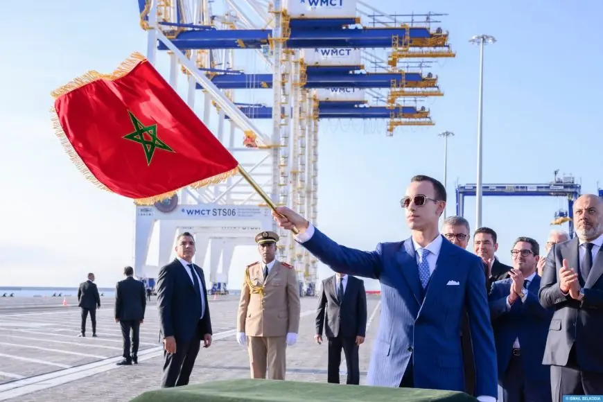 Sur Hautes Instructions Royales, le Prince Héritier Moulay El Hassan lance le terminal à conteneurs de Nador West Med